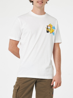 Футболка MC Saint Barth TSHIRT DUCKY DON 01 белый шампанское