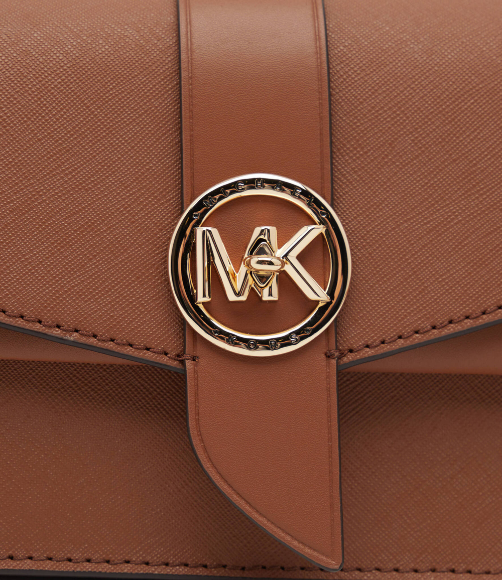 кожаная сумка-мессенджер greenwich Michael Kors - коричневый(30H1GGRL2L)