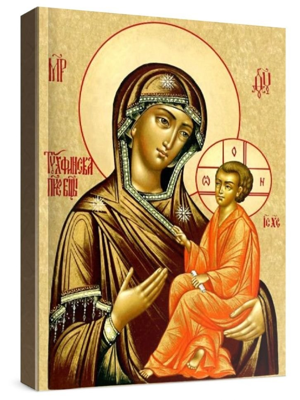 Тихвинская икона БМ (рукописная на заказ)
