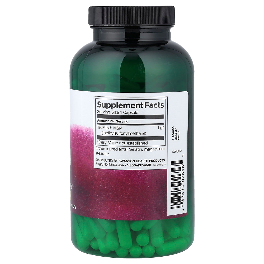 Swanson Vitamins, МСМ, 1000 мг, 240 капсул