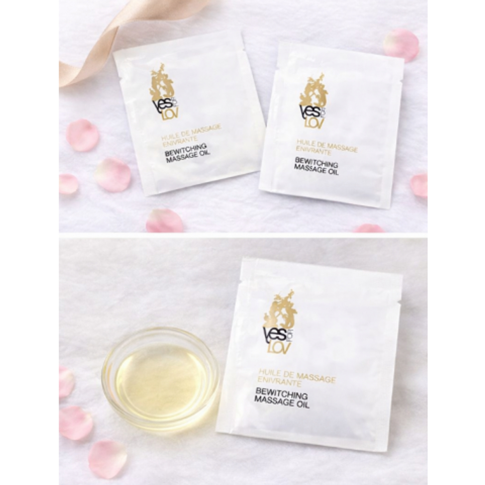 Массажное масло YESforLOV с чарующим ароматом (пробник)