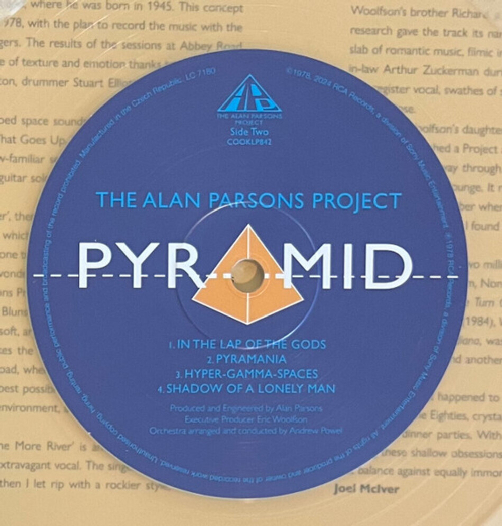The Alan Parsons Project / Pyramid (Clear Vinyl)(Limited Edition)(LP)