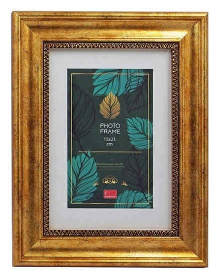 Фоторамка пластик 15х21 см Камелот бронзовая патина