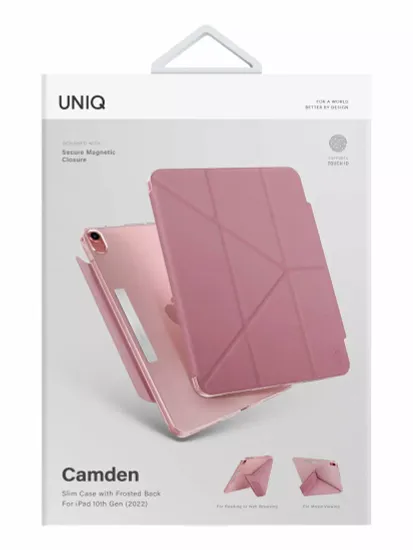 Uniq Чехол Uniq Camden для iPad 10.9 (2022 10th Gen), розовый