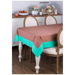 СКАТЕРТЬ "NATURE",140Х180СМ, 100% ХЛОПОК, КОФЕЙНЫЙ