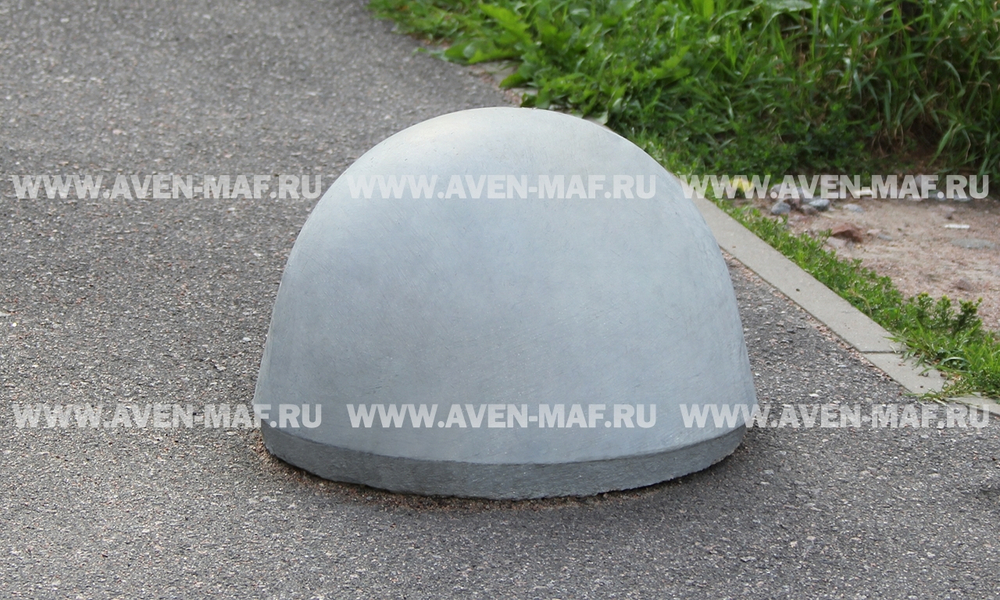 Полусфера бетонная