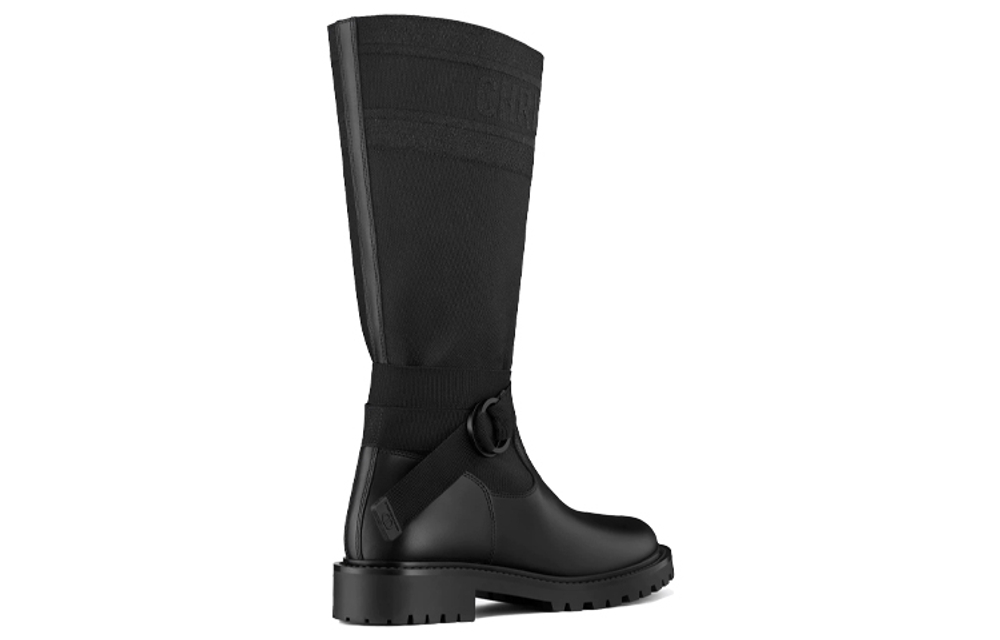 DIOR D Major Knee high Boots Women"s Black