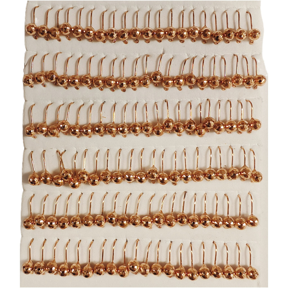 Мормышки вольфрамовые №3 Шар, цвет медь, 0,3 гр.( набор 10 штук) цена указана за 1 штук