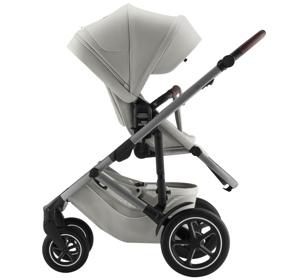 Коляска 3 в 1 Britax Roemer Smile 5Z Lux Collection+Baby-Safe Pro, Linen Grey+Space Black