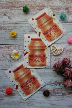 Тканевая йогуртовая маска