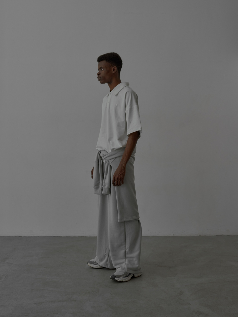 Baggy Trousers LOGO Harbor Mist