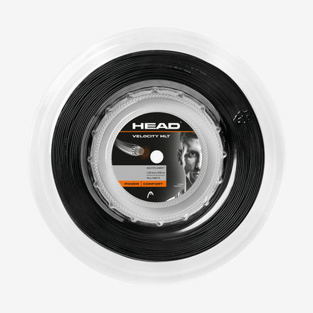 Струны для тенниса HEAD VELOCITY MLT BLACK  Бобины 200 м