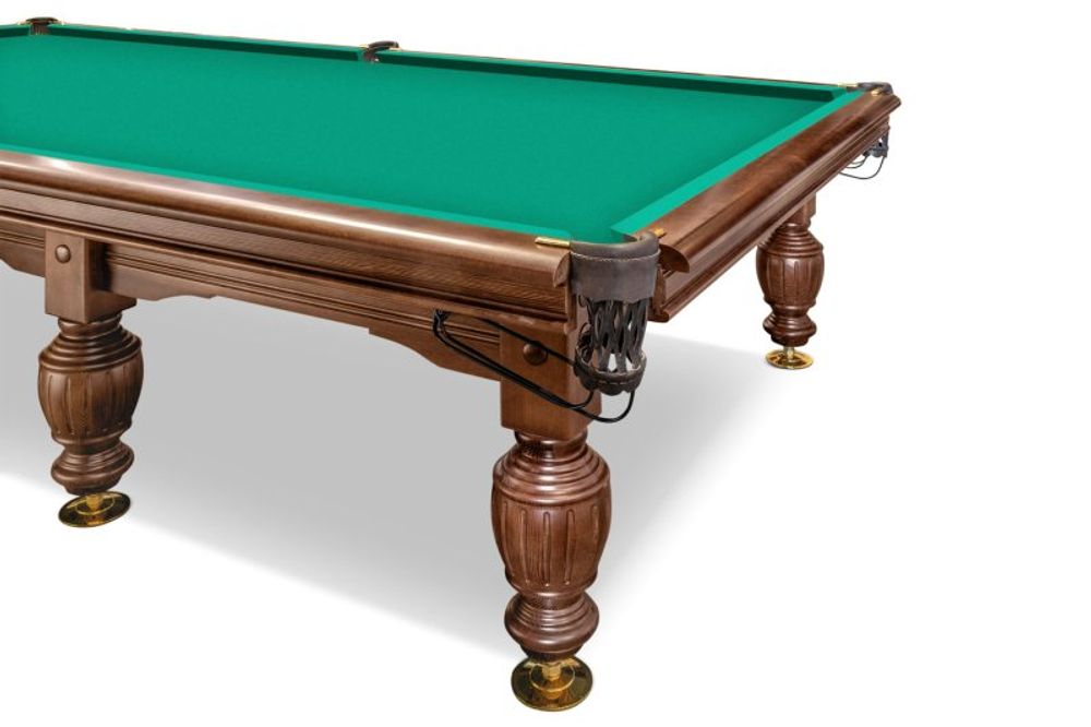 Бильярдный кий для русской пирамиды стол Weekend "Русский Гранд" (11 футов, 8 ног, 38мм камень) борта дуб, лузы премиум