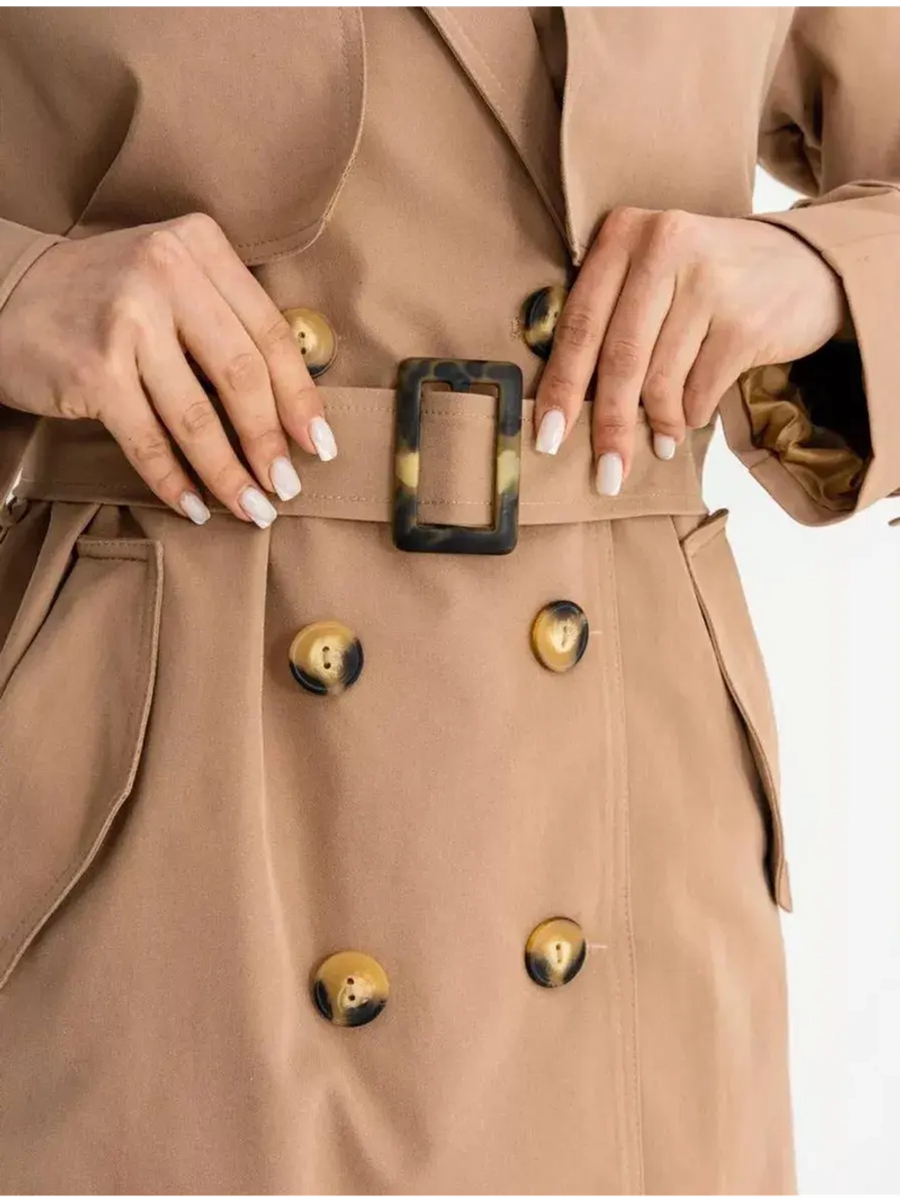 Тренч длинный оверсайз плащ