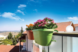 Горшок-кашпо подвесной Eden, зеленый