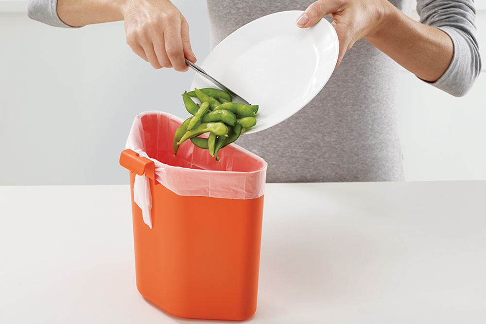 Контейнер для мусора с двумя баками totem max, 60 л, нержавеющая сталь