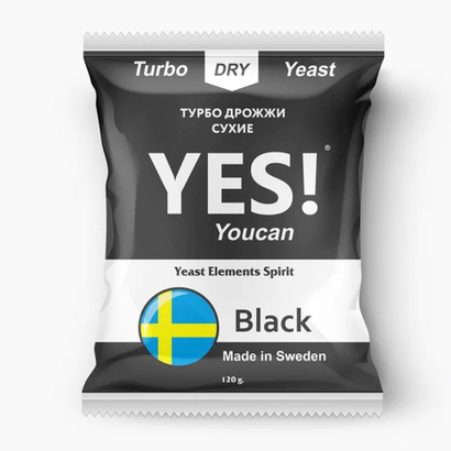 Турбо дрожжи YES! Black 120 г