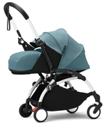 Коляска Stokke YOYO3 Newborn Pack рама белая White 2 в 1 Aqua