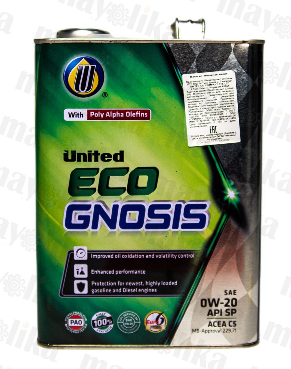 Моторное масло United ECO-GNOSIS