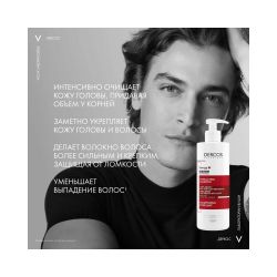 Vichy Dercos Aminexil Energy+ Шампунь против выпадения и истончения волос, 400 мл