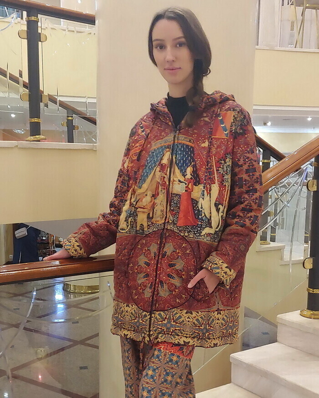 Куртка "Желание", по мотивам средневекового фламандского гобелена «Моё единственное желание» из серии гобеленов «Дама с Единорогом»