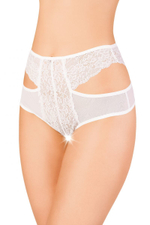 Высокие эротические трусики с ажурными вырезами Charlotte