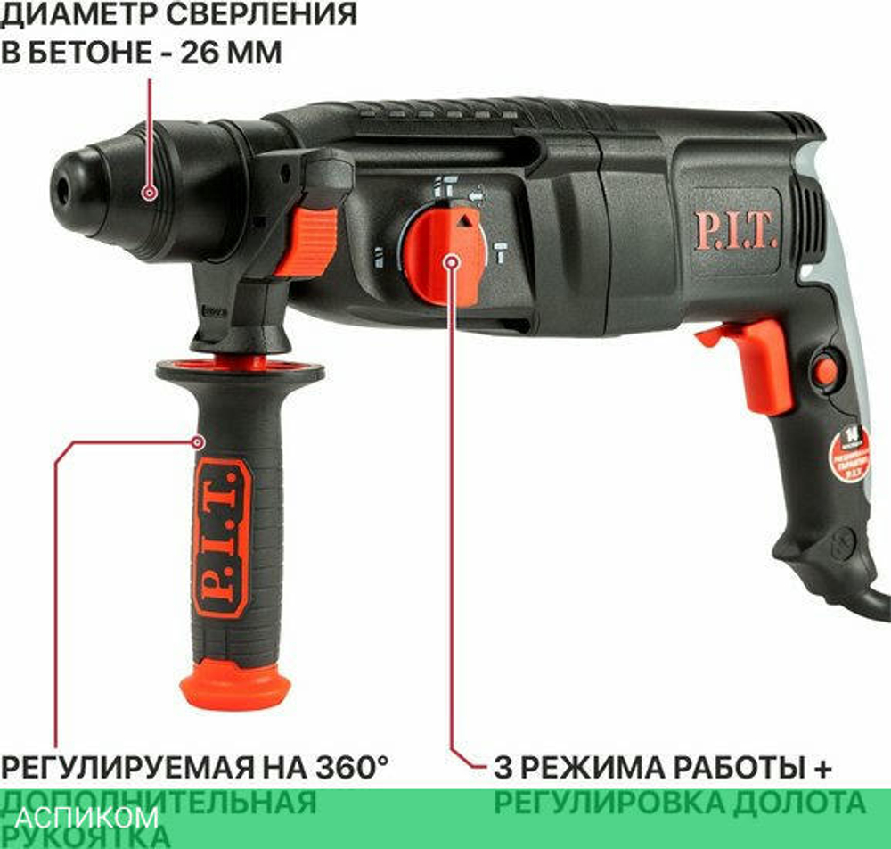 Перфоратор P.I.T. PBH26-C5