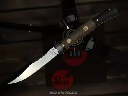 Складной нож Reptilian Кабальеро-02 сталь D2, рукоять G10 + микарта