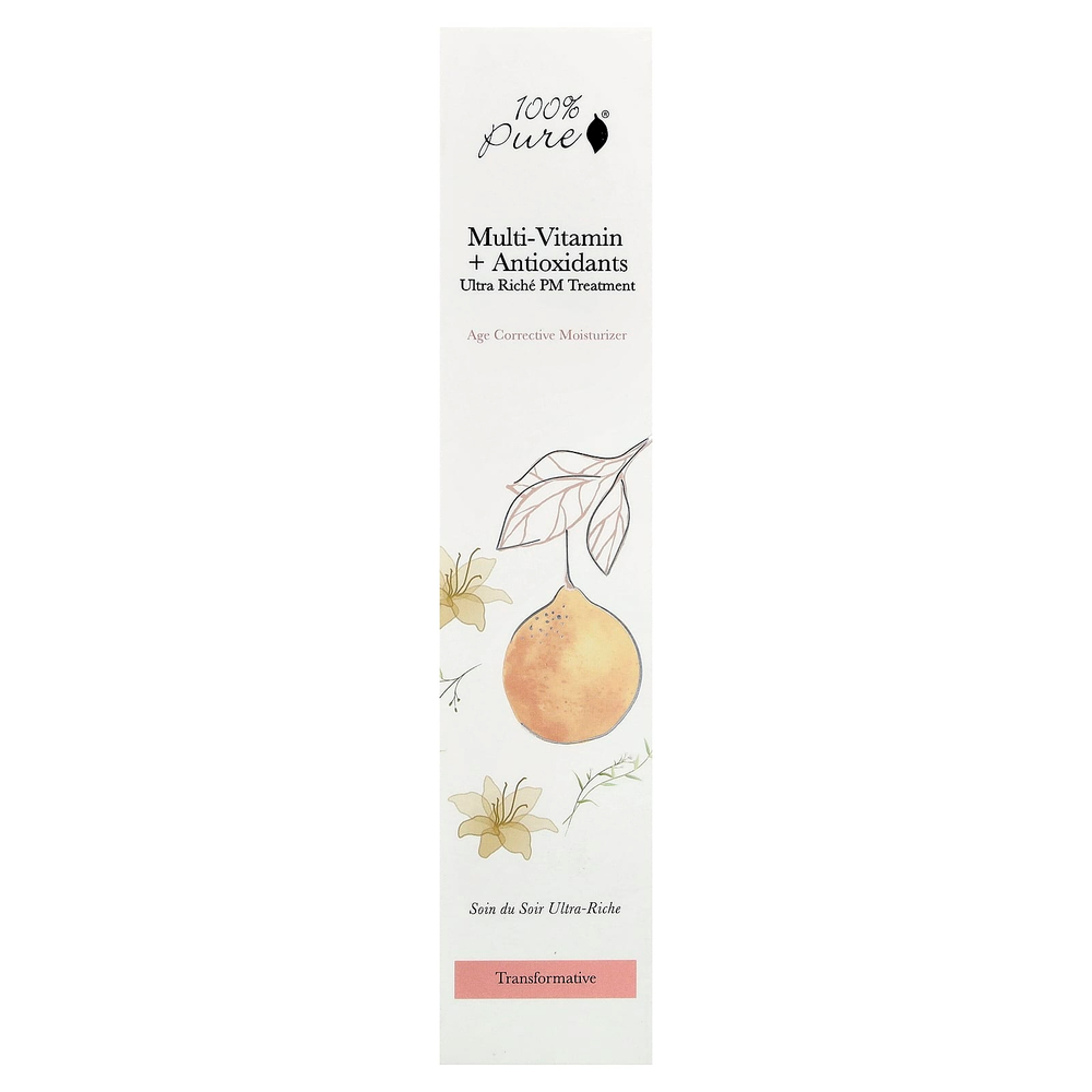 100% PURE, Ultra Riché PM Treatment, мультивитамины и антиоксиданты, 40 мл (1,4 жидк. унции)