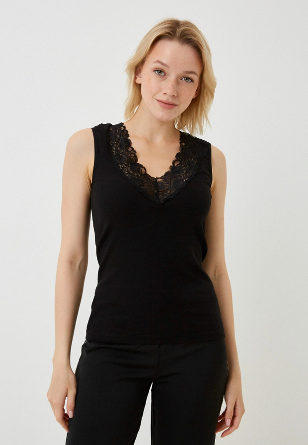 Майка женская черный