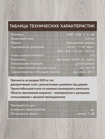 SPC ламинат I-Floors Chamfer 4v - Дуб Кодарский