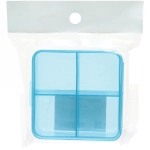 Таблетница - органайзер 4 ячейки «VOSTOKDOM», микс три цвета, 6.5*6.5*2.5см