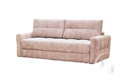 Диван прямой Аквамарин 11 (БД) CANDY 04 (бежево-розовый)