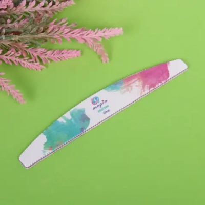 Пилка для ногтей наждачная в пакете «Professional - Gradient» абр. 100/100, полумесяц, цвет в ассортим., 17,8*2,8см