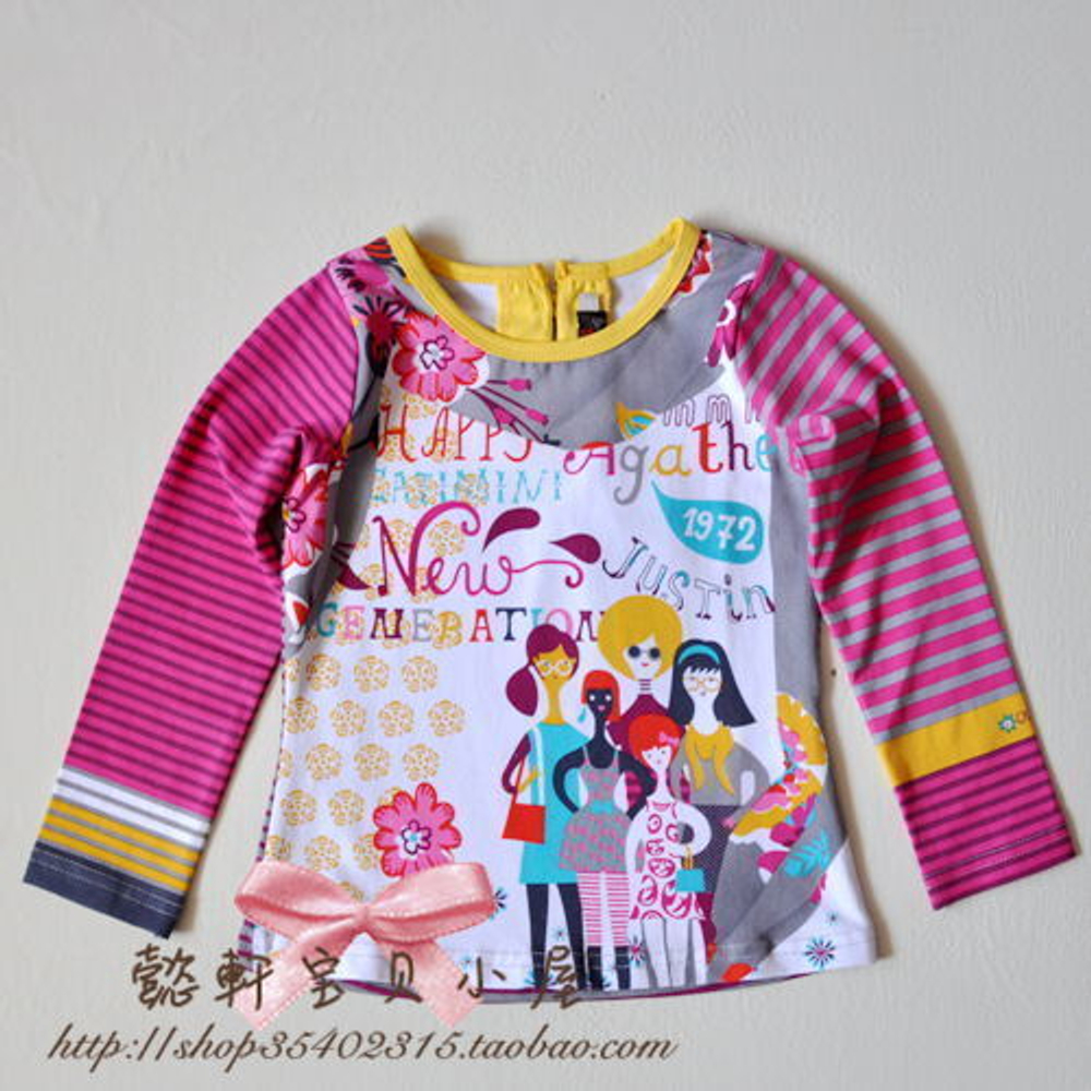 Лонгслив детский с ярким принтами