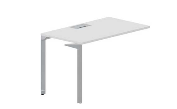 Стол 118х68х75см (металлический аутлет) - приставной элемент
