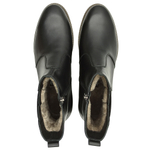 651511 полусапоги мужские черные