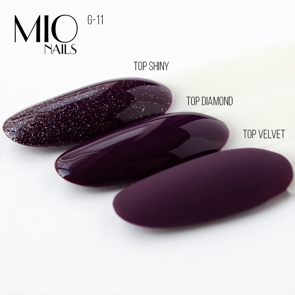 Гель-лак MIO NAILS G-11. Баклажан, 8мл.