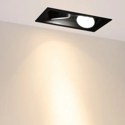 Светильник MS-VORTEX-BUILT-S250x140-2x30W Warm3000 (BK-BK, 17 deg, 230V) (Arlight, IP20 Металл, 5 лет) 058450