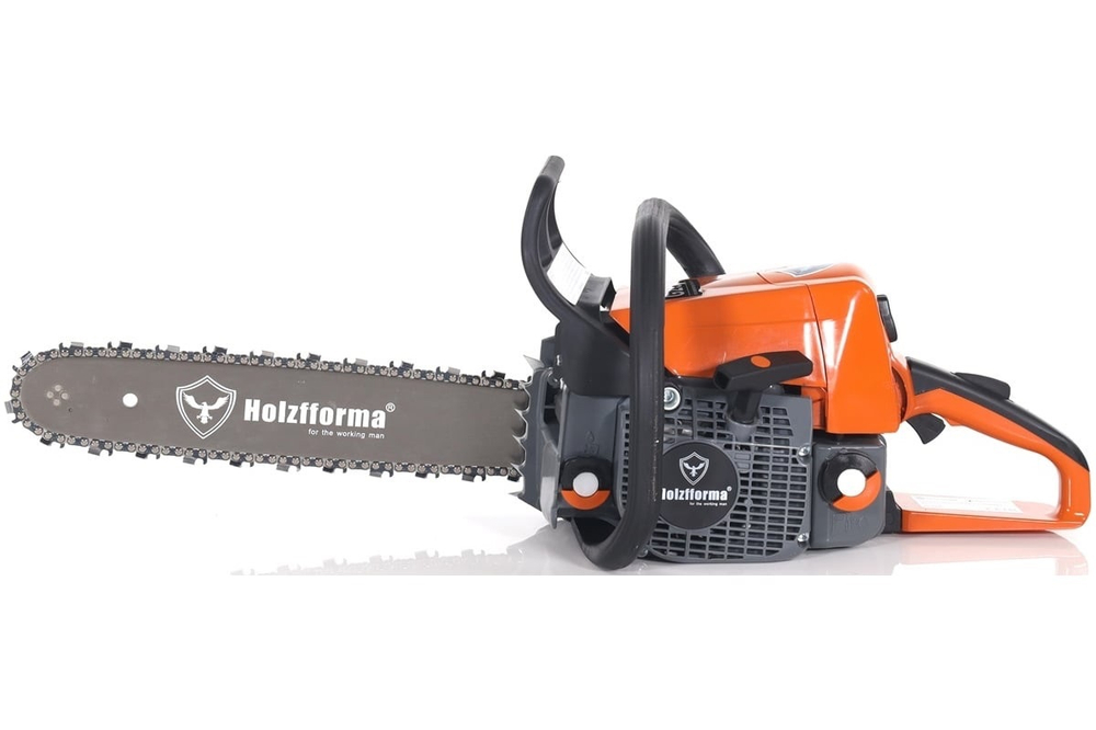 Бензопила G255 шина 40 см Holzfforma (45.4 см³, 3.1 л.с.(2.2 кВт), 16″(40 см), 0.325″, 1.6 мм., 62 звена)