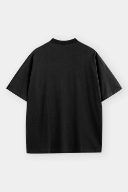 Футболка SHMOT "LIFE SUCKS" MONO Черный