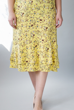 Платье женское 2867ВПА, желтый #40Ж052867ВПА