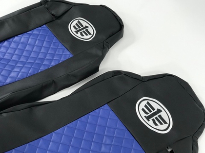 Чехлы кожаные стеганые вышивка FAW J 6 от 2022- г. FW01 Польша