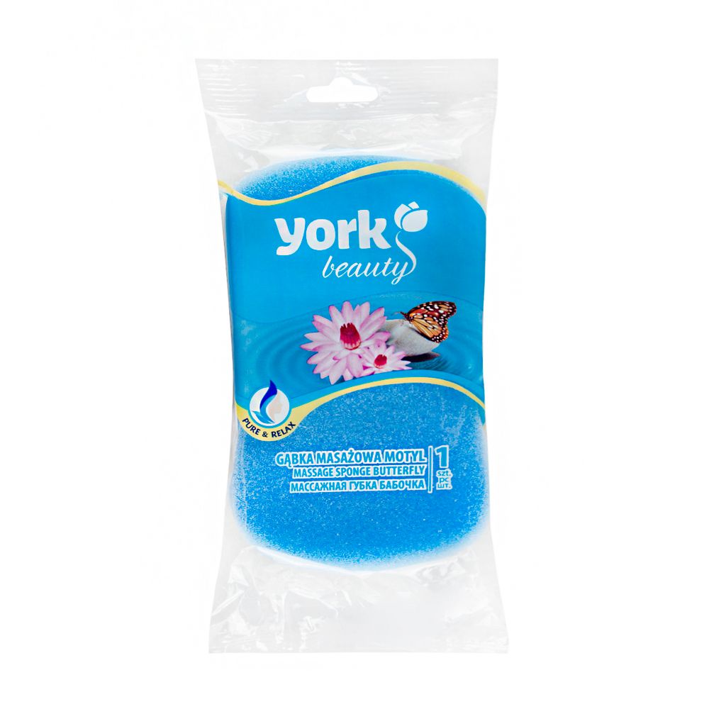 ГУБКА банная массажная "БАБОЧКА" (1/60) "YORK"