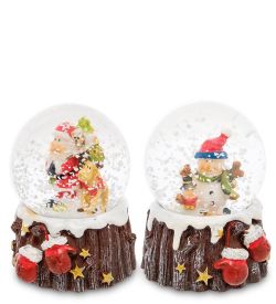 XM-601 Шар со снегом «С Новым Годом!» 2/асс