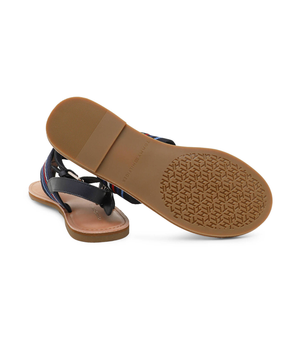 Кожаные босоножки Tommy Hilfiger - темно-синий(FW0FW07924)