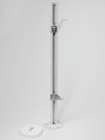 КНZ49.50 Кронштейн напольный регулируемый (высота стойки 500 мм). Крепление за заднюю панель радиатора