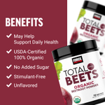 Force Factor, Total Beets®, порошок из органической свеклы, 450 г (15,9 унции)