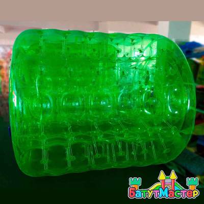 Аттракцион Водный роллер (Гидророллер) "Зелёный" ПВХ 2,4*2,2*2,2