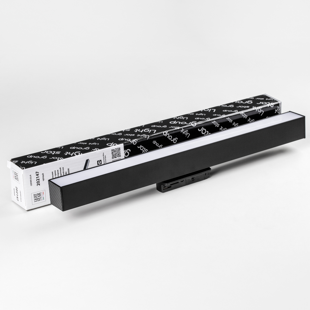 202147 Светильник линейный д/трека LILLA LED 30W 2250LM 120G ЧЕРНЫЙ 4000K